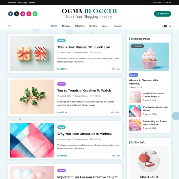Ogma Blogger